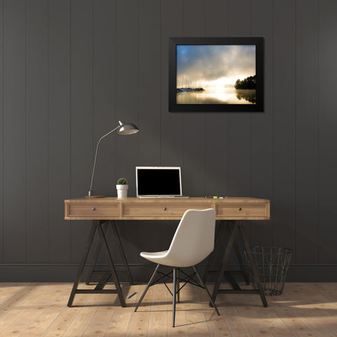 Breaking Through I Black Modern Wood Framed Art Print by Head, Danny