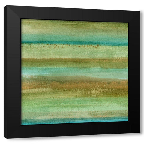 Fields in Spring I Black Modern Wood Framed Art Print by McMullen, Charles
