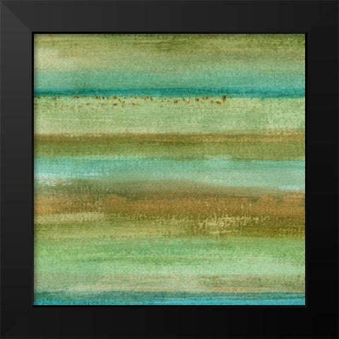 Fields in Spring I Black Modern Wood Framed Art Print by McMullen, Charles