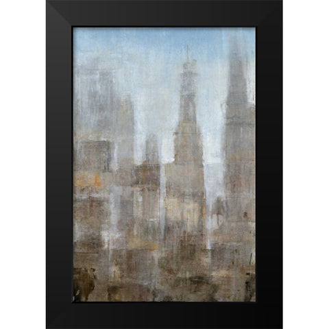 City Midst II Black Modern Wood Framed Art Print by OToole, Tim