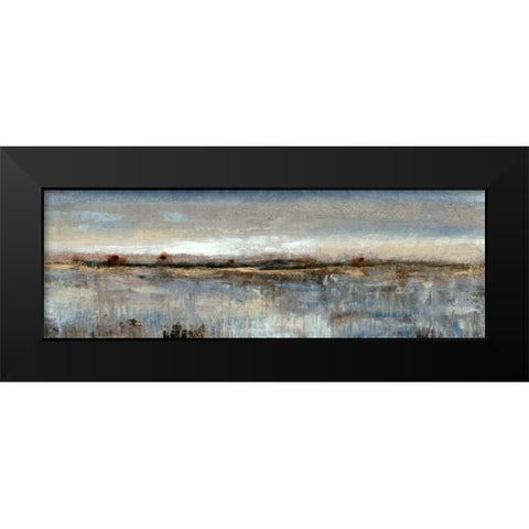 Grey Mist II Black Modern Wood Framed Art Print by OToole, Tim