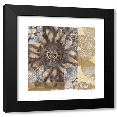 Iron Filigree II Black Modern Wood Framed Art Print by Goldberger, Jennifer