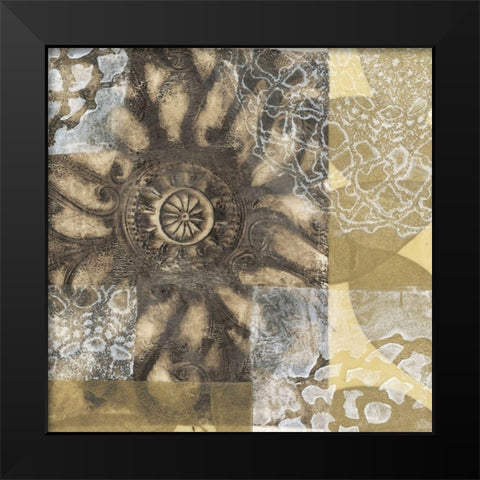 Iron Filigree II Black Modern Wood Framed Art Print by Goldberger, Jennifer