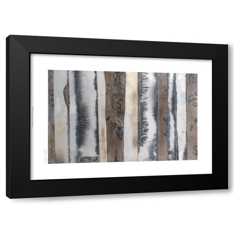 Earth and Smoke II Black Modern Wood Framed Art Print with Double Matting by Goldberger, Jennifer