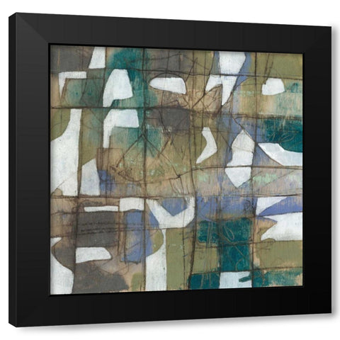 Arbitrary Selection II Black Modern Wood Framed Art Print with Double Matting by Goldberger, Jennifer