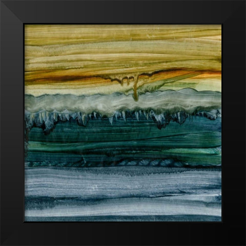 Merging I Black Modern Wood Framed Art Print by Harper, Ethan