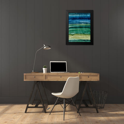 Merging IV Black Modern Wood Framed Art Print by Harper, Ethan