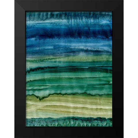 Merging IV Black Modern Wood Framed Art Print by Harper, Ethan