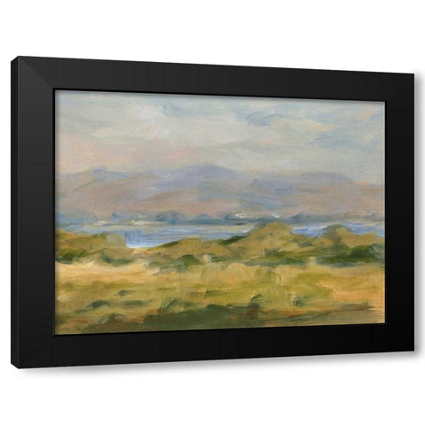 Impasto Landscape VI Black Modern Wood Framed Art Print with Double Matting by Harper, Ethan