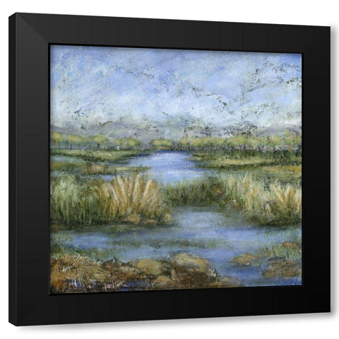 Marshland II Black Modern Wood Framed Art Print by Crawford, Beverly