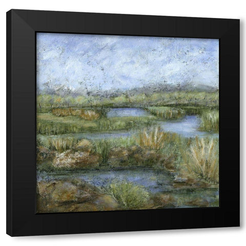 Marshland IV Black Modern Wood Framed Art Print by Crawford, Beverly