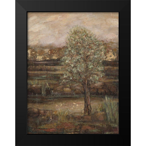 Field of Dreams II Black Modern Wood Framed Art Print by Crawford, Beverly
