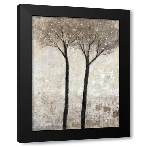 Bloom II Black Modern Wood Framed Art Print by OToole, Tim