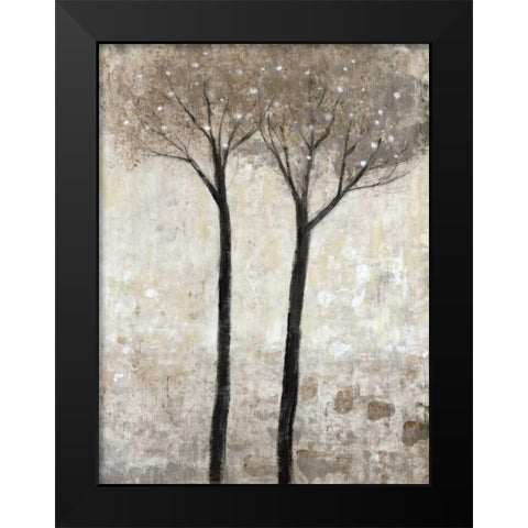 Bloom II Black Modern Wood Framed Art Print by OToole, Tim