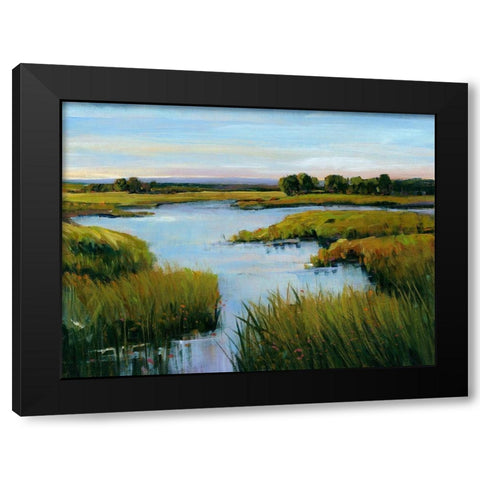 At the Edge I Black Modern Wood Framed Art Print by OToole, Tim