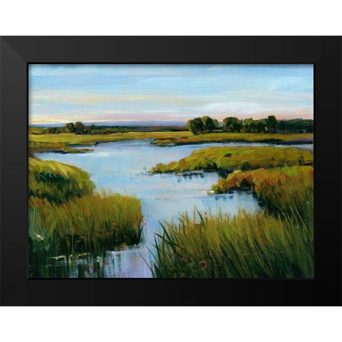 At the Edge I Black Modern Wood Framed Art Print by OToole, Tim