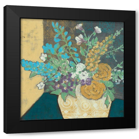 Bountiful Spring II Black Modern Wood Framed Art Print with Double Matting by Goldberger, Jennifer