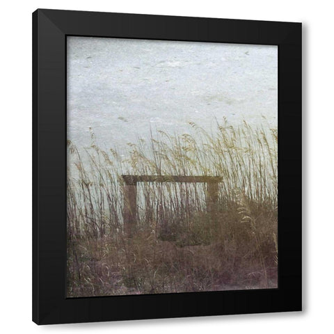 Through the Dunes I Black Modern Wood Framed Art Print by Ilosky, Pam
