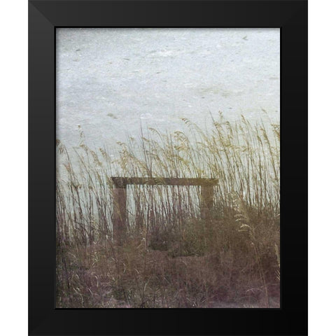 Through the Dunes I Black Modern Wood Framed Art Print by Ilosky, Pam