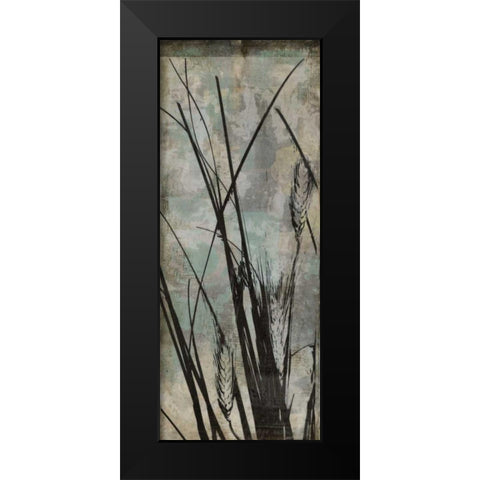 Wild Grasses I Black Modern Wood Framed Art Print by Goldberger, Jennifer