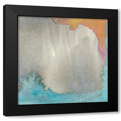 Frosted Glass I Black Modern Wood Framed Art Print with Double Matting by Ludwig, Alicia