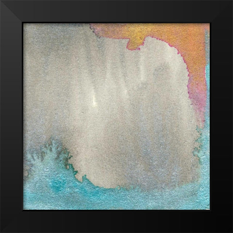 Frosted Glass I Black Modern Wood Framed Art Print by Ludwig, Alicia