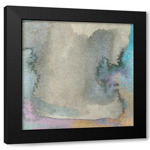 Frosted Glass III Black Modern Wood Framed Art Print with Double Matting by Ludwig, Alicia