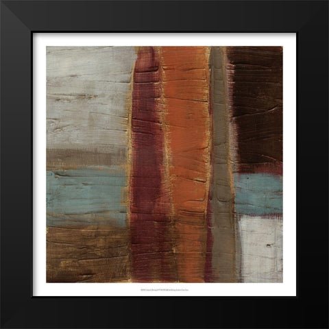 Ancient Musings II Black Modern Wood Framed Art Print by Vess, June Erica