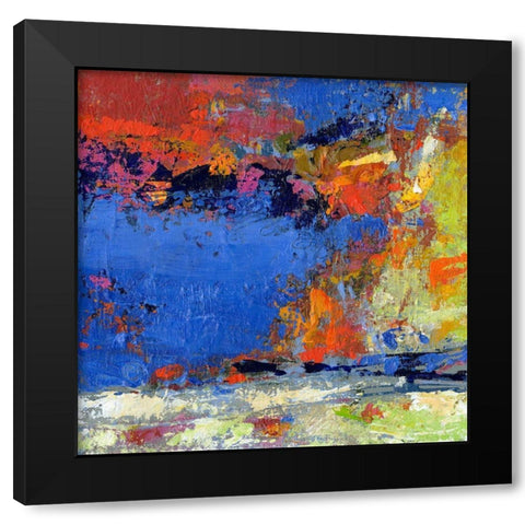 New England Autumn Black Modern Wood Framed Art Print with Double Matting by Bothne, Janet