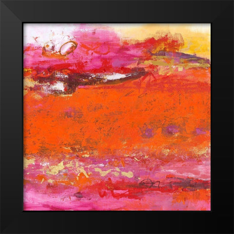 Tides and Tummult Black Modern Wood Framed Art Print by Bothne, Janet