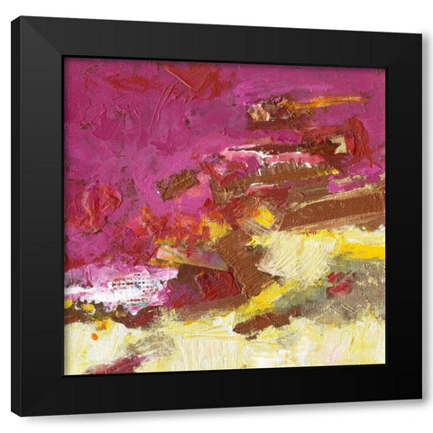 Walk me Through It Black Modern Wood Framed Art Print by Bothne, Janet