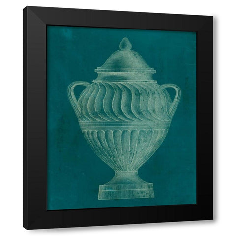 Modern Classic Urn II Black Modern Wood Framed Art Print by Vision Studio