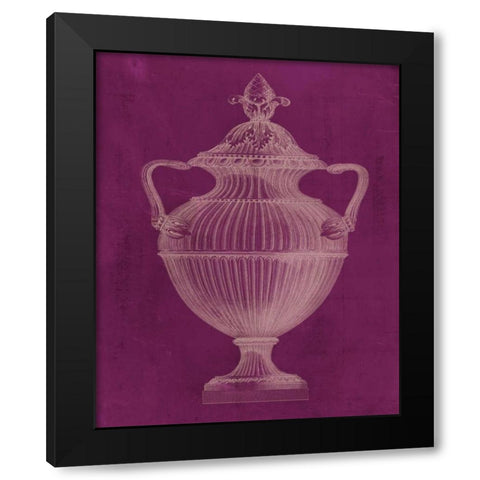 Modern Classic Urn III Black Modern Wood Framed Art Print with Double Matting by Vision Studio