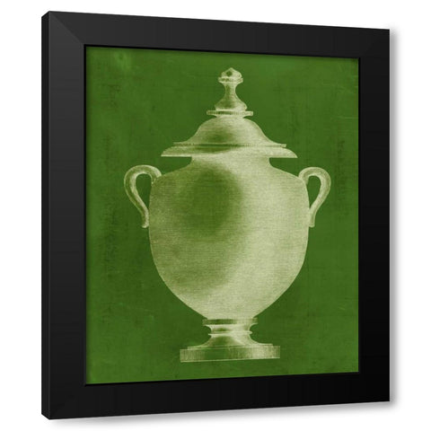 Modern Classic Urn IV Black Modern Wood Framed Art Print by Vision Studio