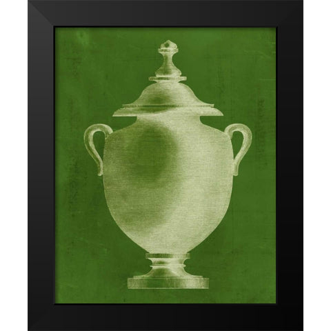 Modern Classic Urn IV Black Modern Wood Framed Art Print by Vision Studio