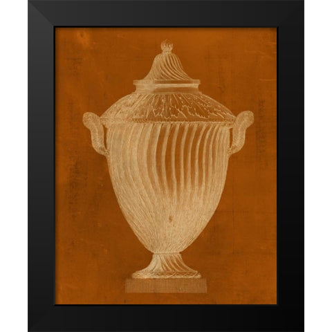 Modern Classic Urn VI Black Modern Wood Framed Art Print by Vision Studio