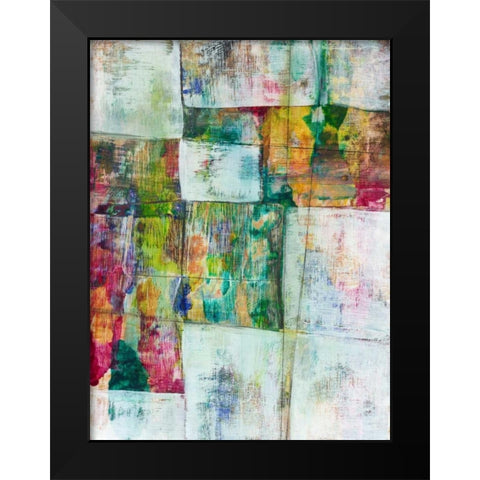 Peek a boo I Black Modern Wood Framed Art Print by Fuchs, Jodi