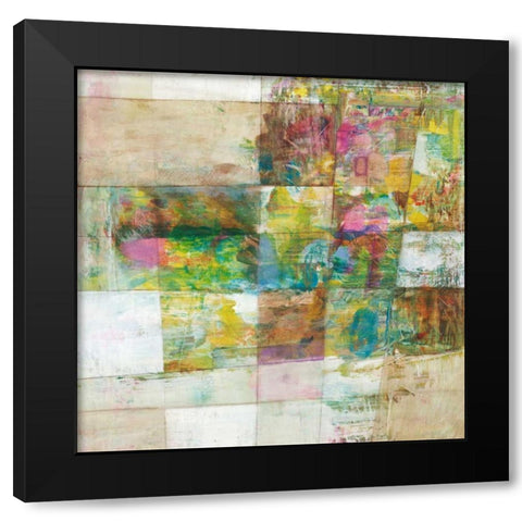 Peek a boo III Black Modern Wood Framed Art Print by Fuchs, Jodi