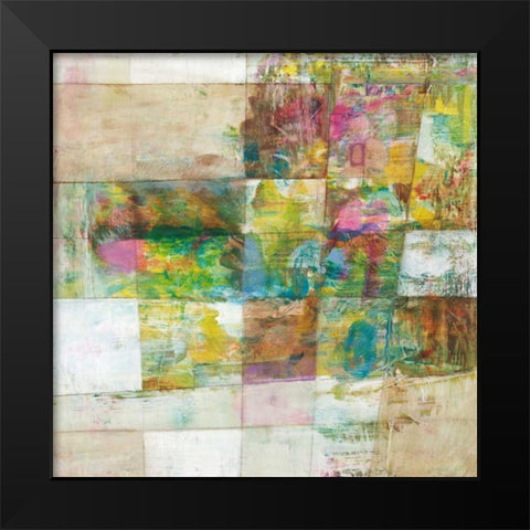 Peek a boo III Black Modern Wood Framed Art Print by Fuchs, Jodi