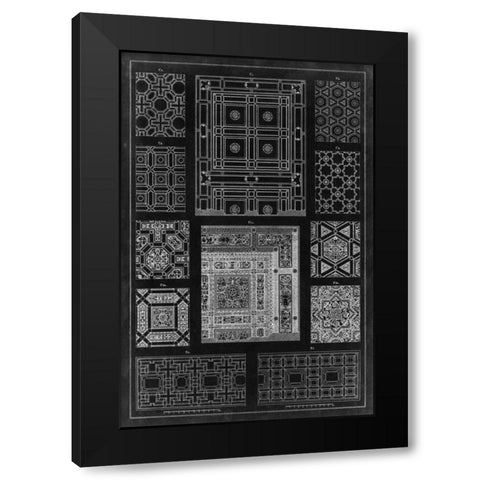 Graphic Architecture VI Black Modern Wood Framed Art Print by Vision Studio