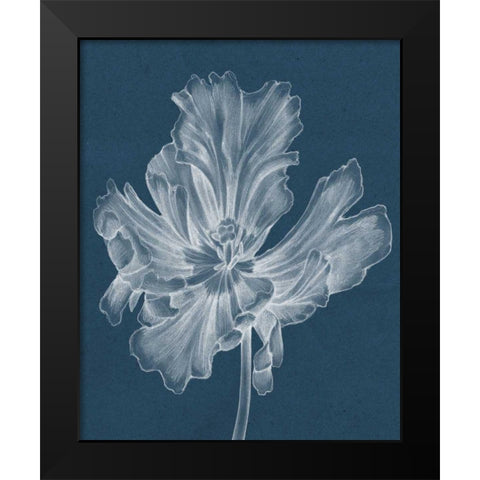 Monochrome Tulip II Black Modern Wood Framed Art Print by Goldberger, Jennifer