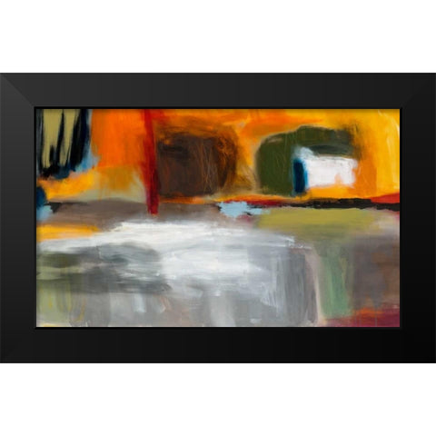 Changed Perspective I Black Modern Wood Framed Art Print by Jasper, Sisa