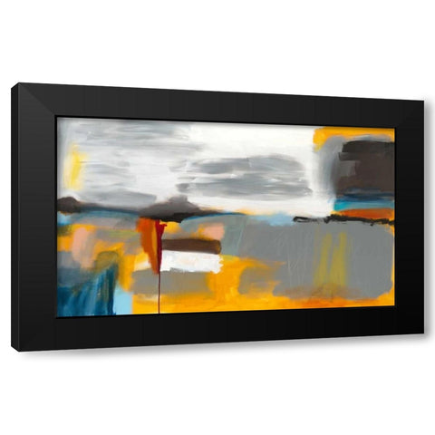 Changed Perspective II Black Modern Wood Framed Art Print by Jasper, Sisa