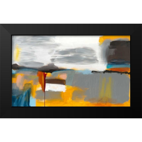 Changed Perspective II Black Modern Wood Framed Art Print by Jasper, Sisa