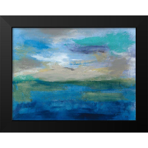 Viewpoint I Black Modern Wood Framed Art Print by Jasper, Sisa
