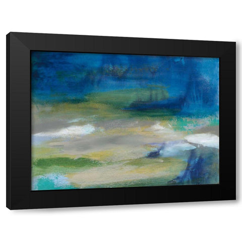 Viewpoint II Black Modern Wood Framed Art Print by Jasper, Sisa