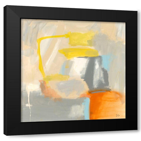 Sacred I Black Modern Wood Framed Art Print by Jasper, Sisa