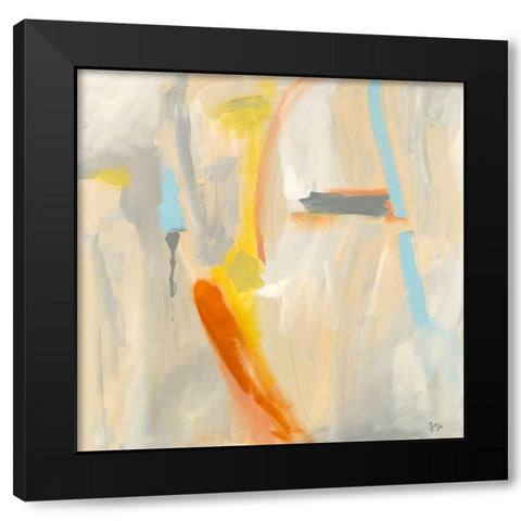 Sacred III Black Modern Wood Framed Art Print with Double Matting by Jasper, Sisa