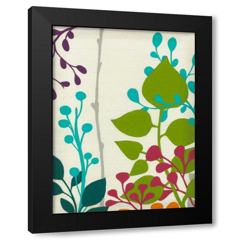 Metro Garden IV Black Modern Wood Framed Art Print with Double Matting by Vess, June Erica
