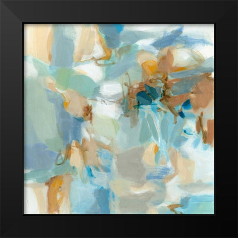 West of the Sea Black Modern Wood Framed Art Print by Long, Christina